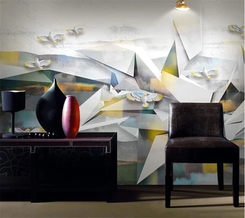 wellyu Užsakymą Tapetai sienos dokumentų namų dekoro Naujas Kinijos rašalo kraštovaizdžio 3D stereo sofa-lova, TV foną, sienų tapyba tapeta