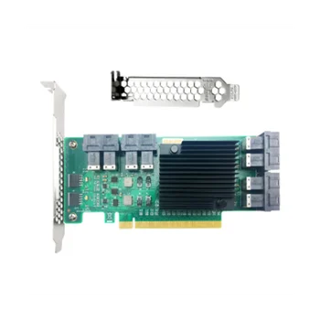 ANU28PE16 NVMe SSD Stove SFF8643 į SFF8639, 8 Port 12Gbs,(Ne su laidais,o Ne Remti LSI 8643X2 į 8639X2 Kabelis)